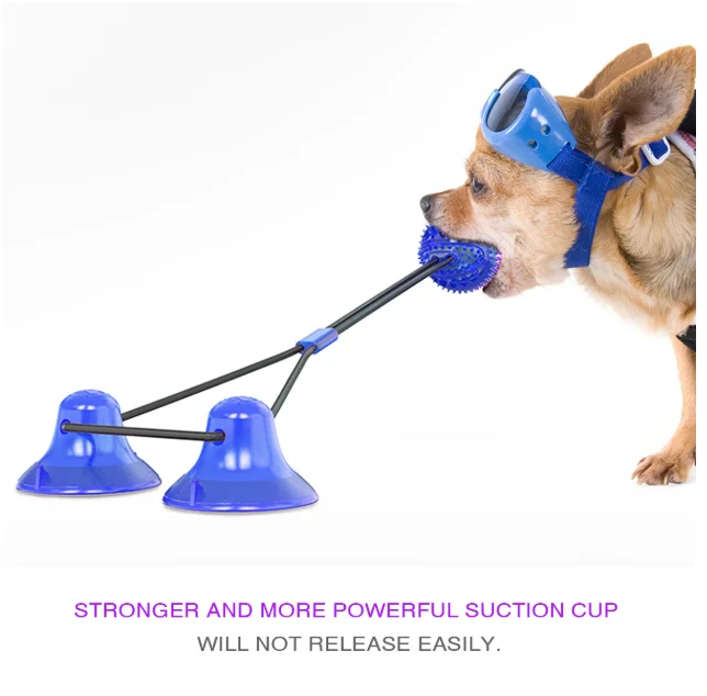 Balle à mâcher interactive et écologique indestructible pour chien