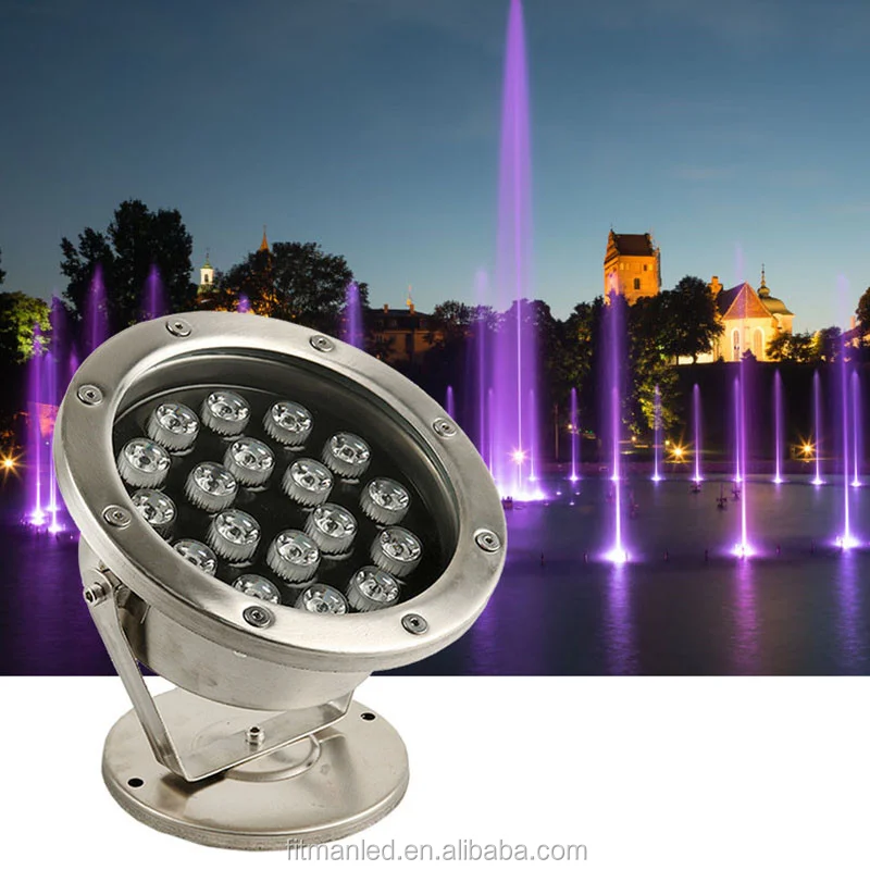 Outdoor Stainless Steel Swimming Pool RGB LED Underwater Light 3W 6W 9W ...