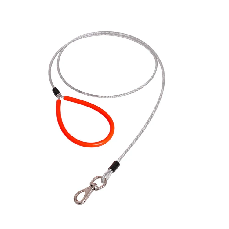 Heavy Duty Durable Rope Steel Wire Dog Leash Tie Out Cable Dog Leash