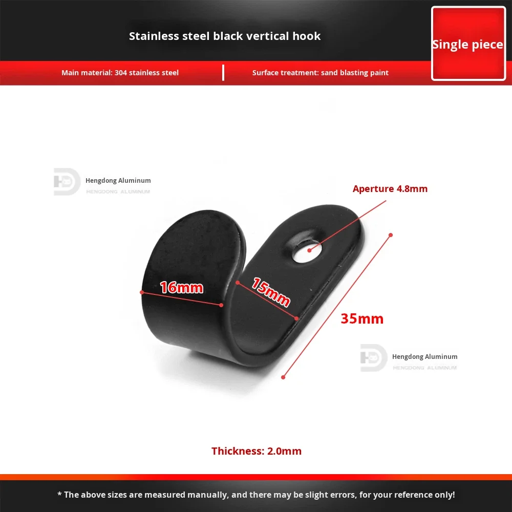 4040 Aluminum Profile 304 Stainless Steel Top Hook 360-Degree Multi-Functional Multi-Directional Multi-Axis Movable Hook Cutting details