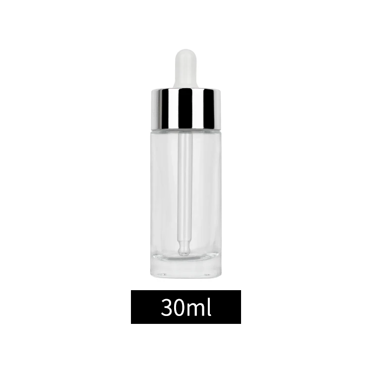 30ml dropper glass cosmetic bottles makeup packaging empty serum container support custom details