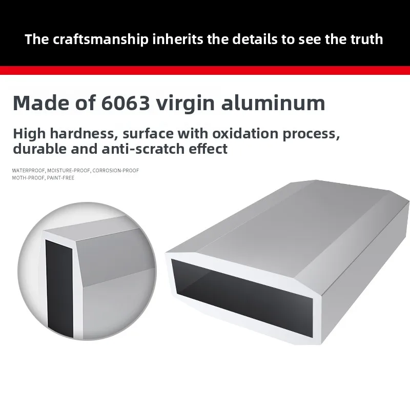 69172 Single Speed Drive Head and Tail Aluminum Alloy Profile 2.5x Speed with Small Head Tail Custom Cutting Service Available details