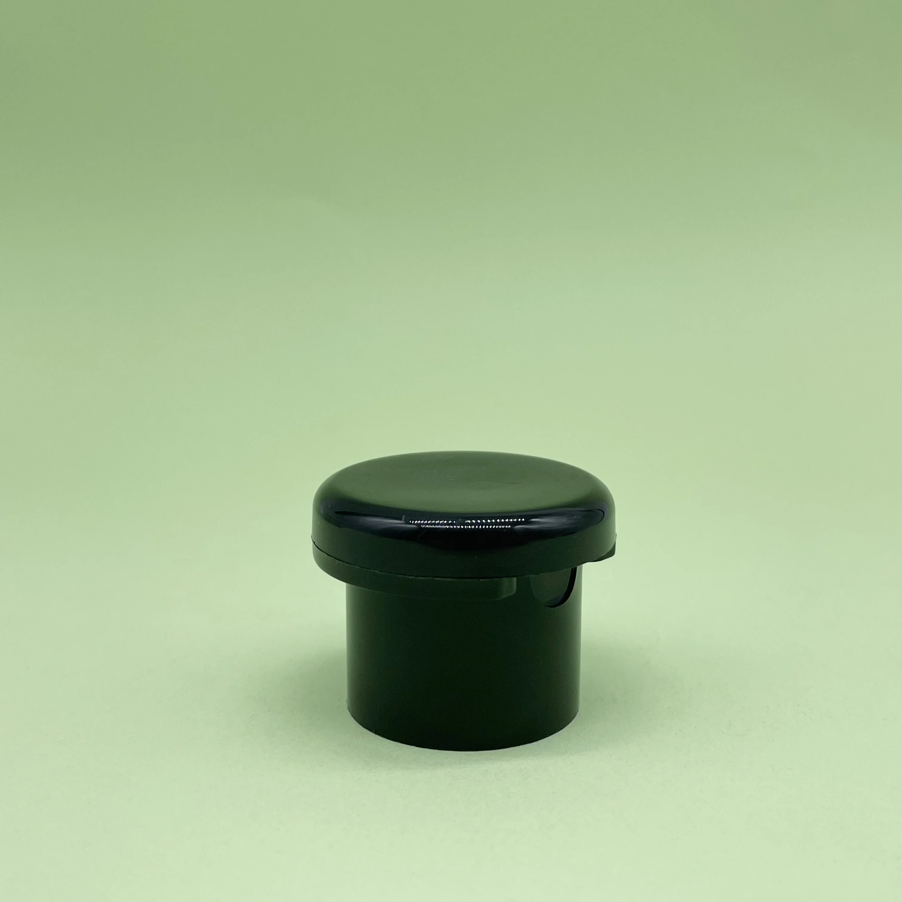 product 24mm plastic black mushroom shaped flip top screw cap shampoo lotion hand body wash bottle caps cosmetic packaging-28