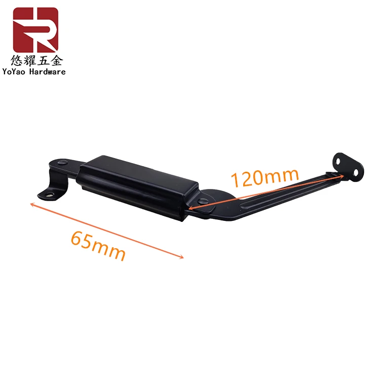 Safe Black Flip Storage Sofa/Bench and Ottoman Lid Stay Hinge