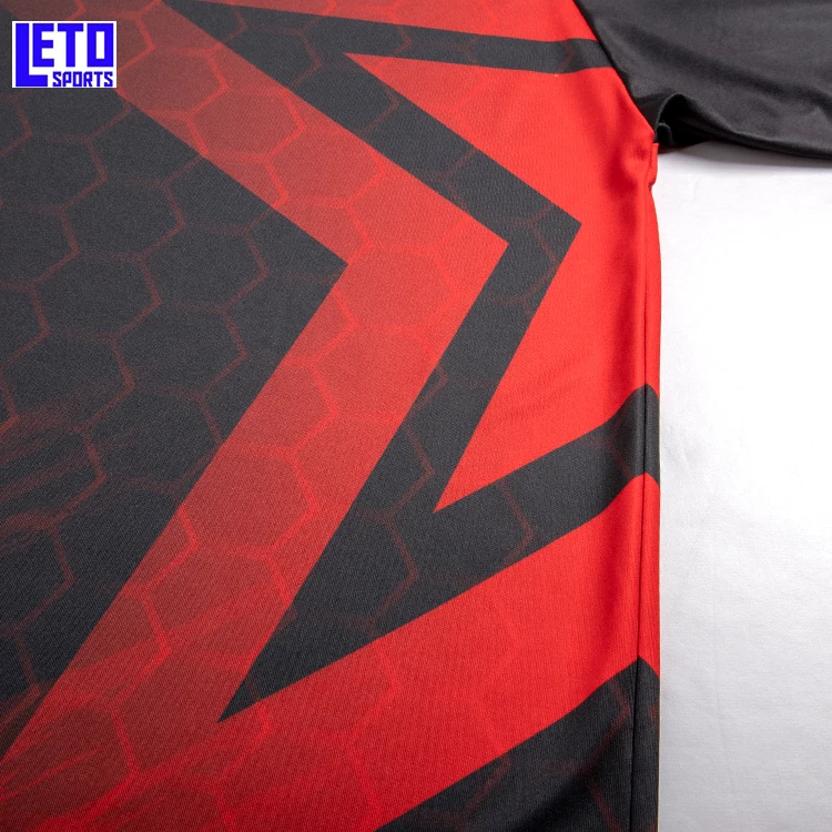 red black new design men soccer shorts set quick dry sportswear