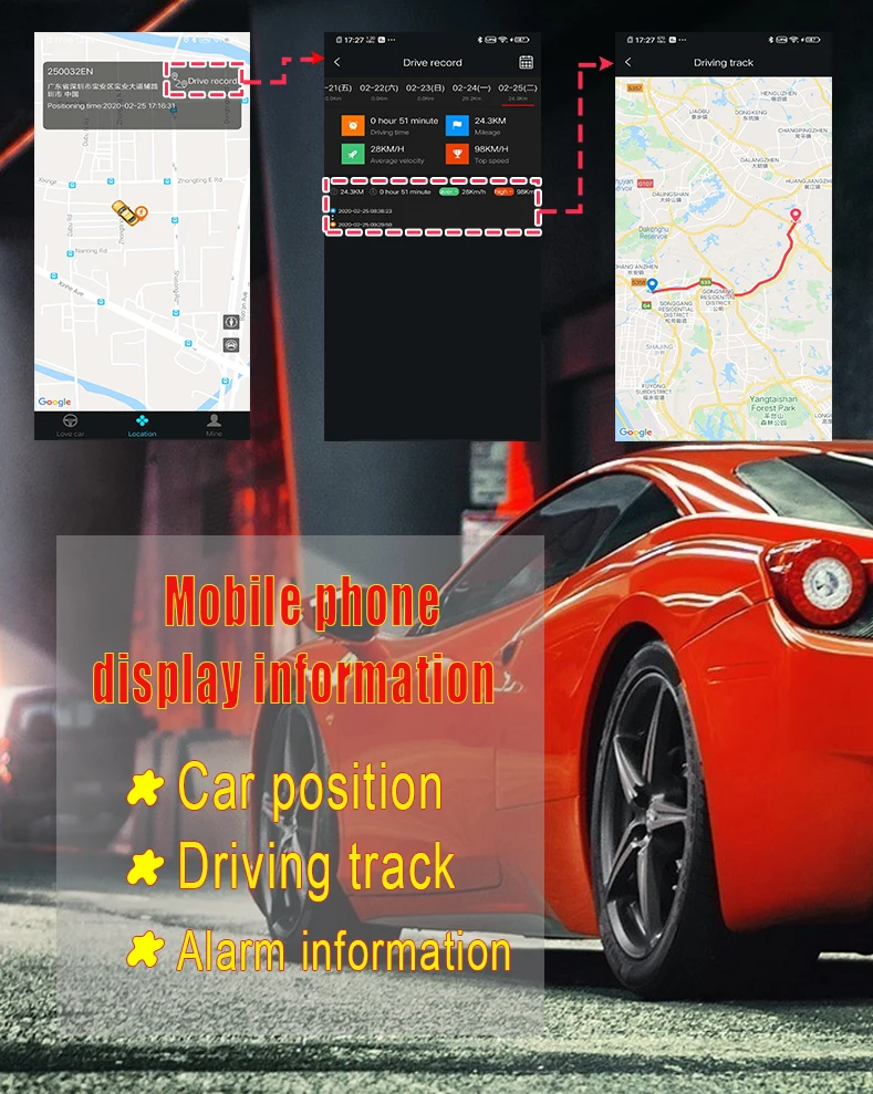 Carqseng Smart Lcd Touch Screen Remote Starter Start Stop Keyless Entry