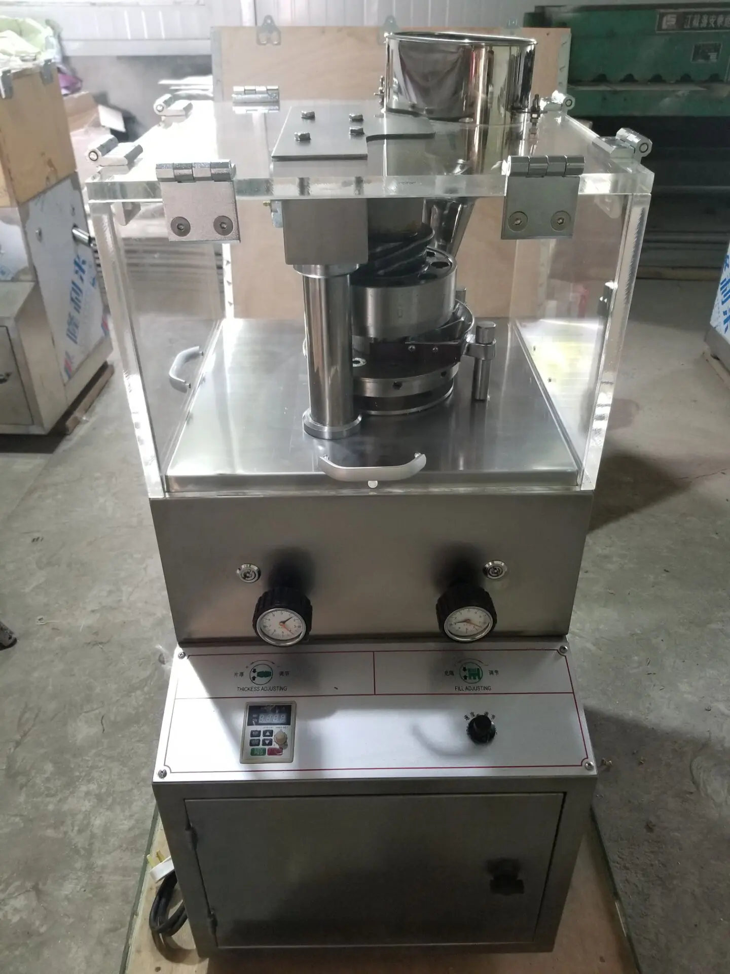product-New Product Small Rotary Tablet Press Pilling Candy Making Machine ZP7912-PHARMA-img-1