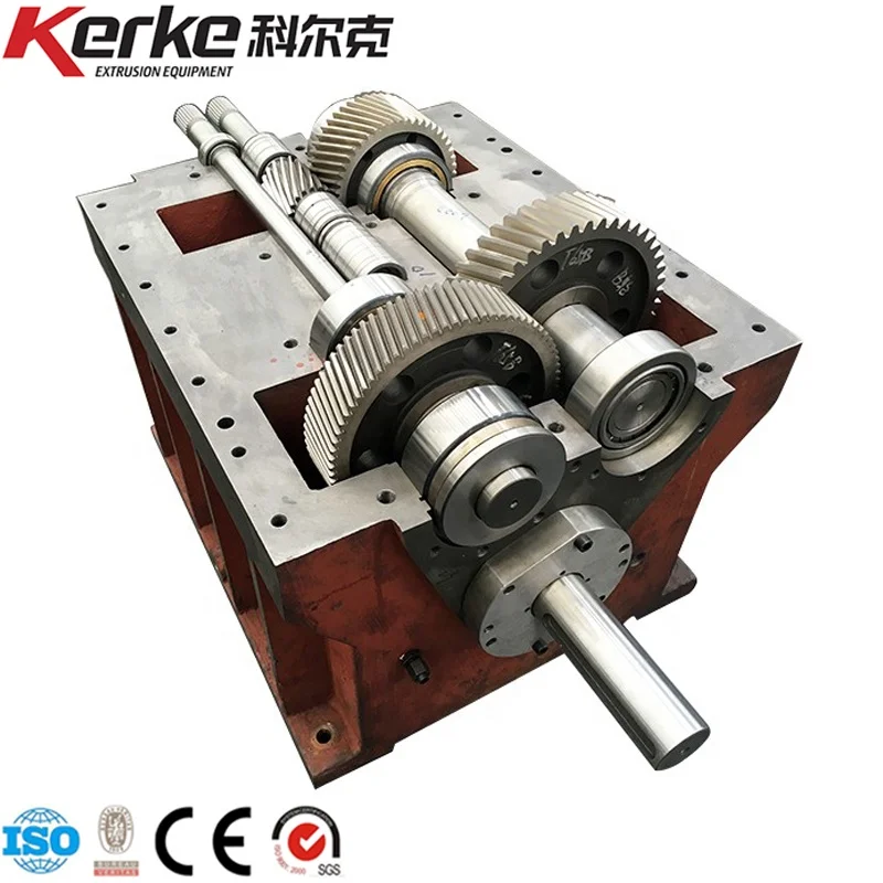 Co Rotating Twin Screw Extruder Gearbox For Extrusion Machine PLC, View