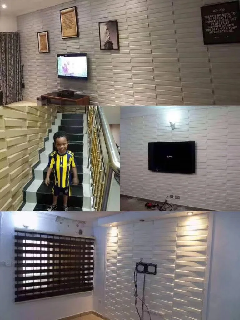 UDK 3D Wall Panel Decorative 50cm*50cm Para Pared 3D Pvc Wall Panel Art ...