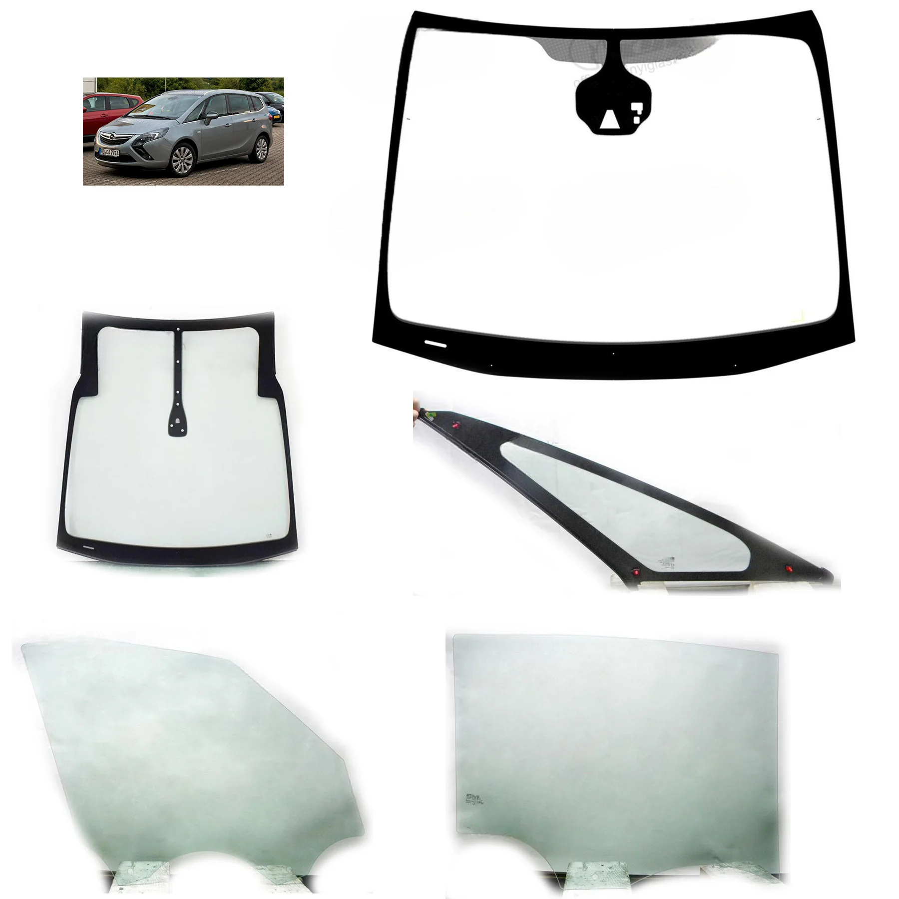 Opel Zafira Windshield Glass Sunroof Car Glass Auto Glass Car Parts