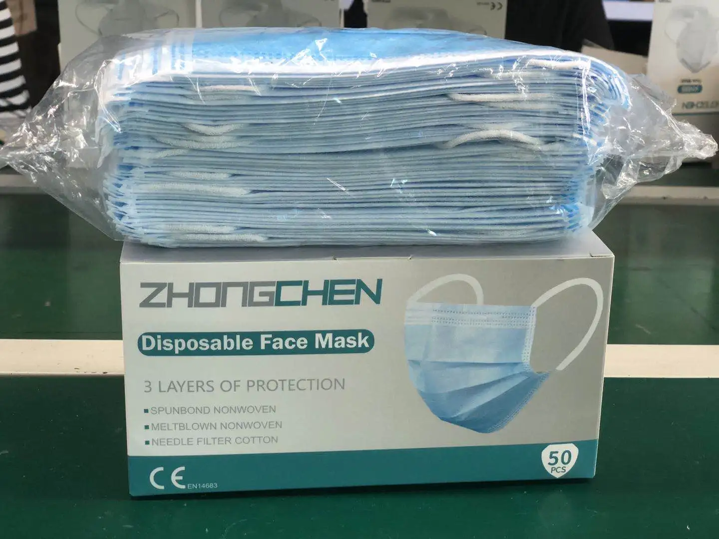 disposable face mask - ce en14683