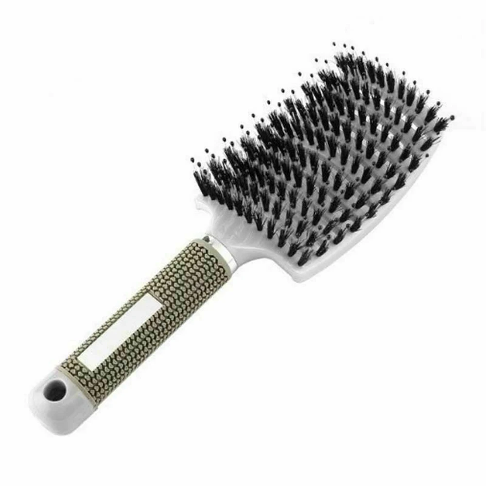 Professional Hair Comb hair Brush Women paddle brush with Bristle&Nylon Salon Styling Hairdressing Tools.jpg
