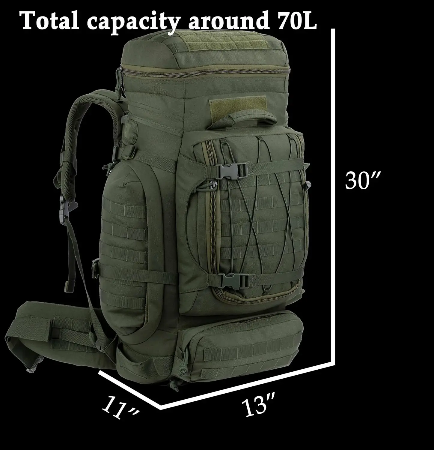 Custom Large Internal Frame Mountaineering Backpack Rucksack For