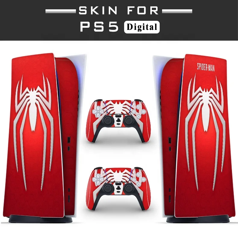 Diy Vinyl Skin Stickers For Ps5 Full Body Fire Color And Ps5 Controller ...