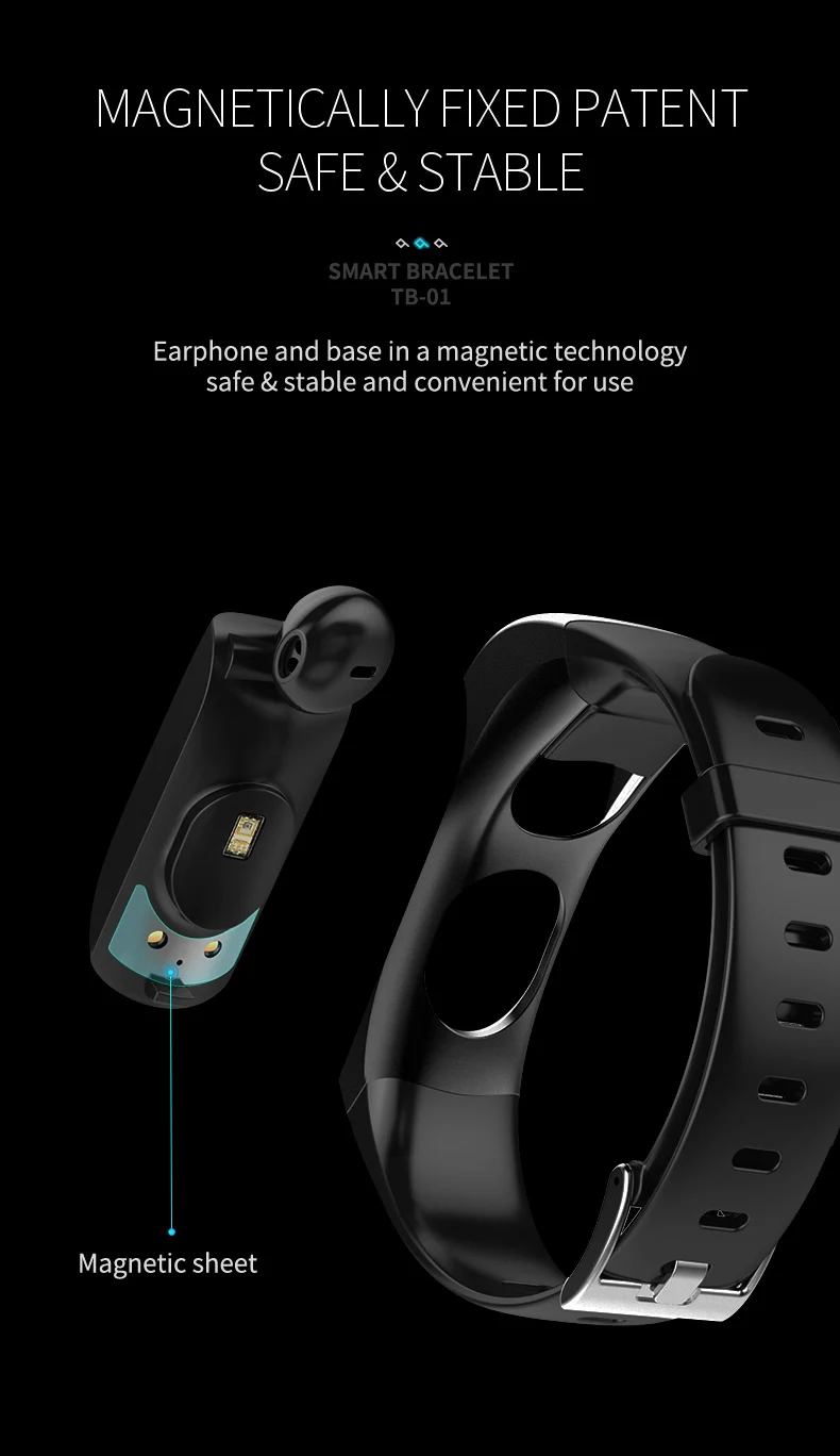 New 2 In 1 Smart Watch Headphones Earphones Wireless Headset Smart ...