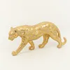 polyresin wildlife animal leopard decoration