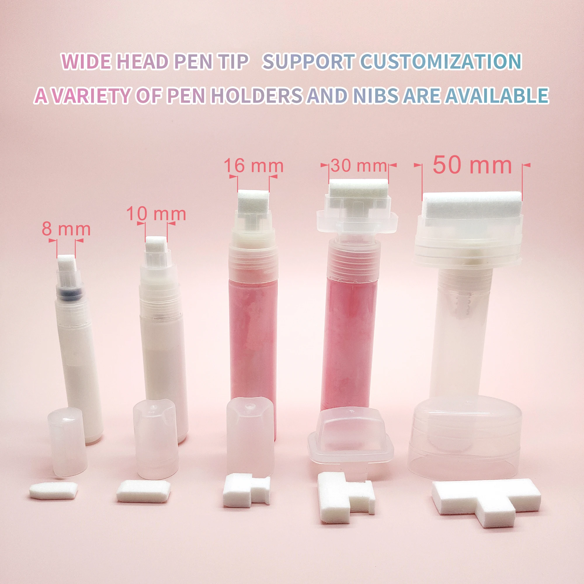 Art Paint Dabbers Bottles Refillable Graffiti Markers Mop Sponge Tip