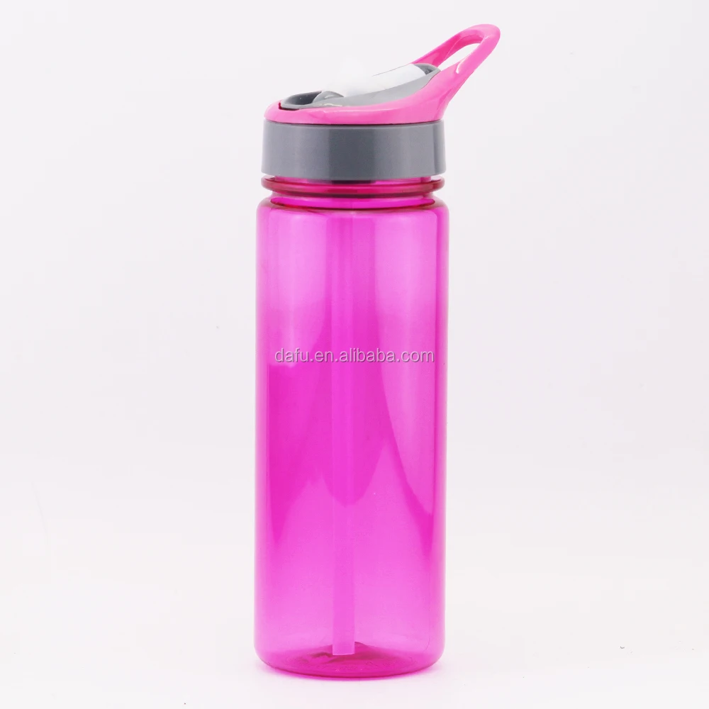 700ml Drink Bottles Custom Logo Sport With Straw Bpa Free Plastic Water Bottle Wholesale Buy