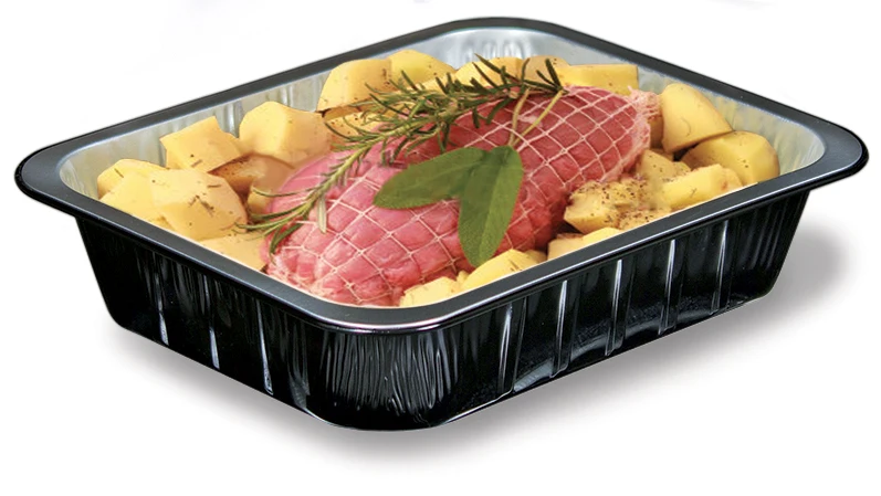 Disposable foil baking rice pan aluminum takeaway food container work home packing