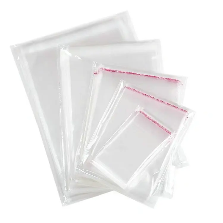 High Transparency Clear Transparent Tool Stationery Packaging Plastic OPP Poly Bag with self adhesive flap Plastic Opp Bag supplier