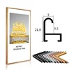 Metal Wall Photo Frame Collection Drawing Gold Aluminum Decorative Frames Wholesale