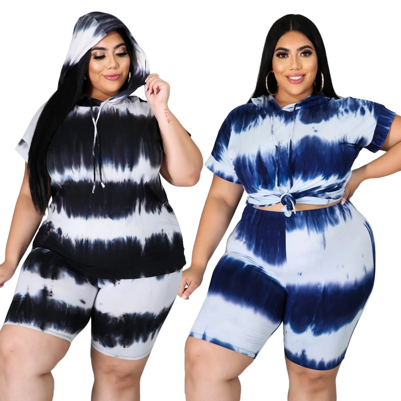 roupas plus size tie dye