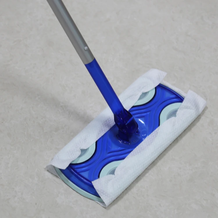 mop with throw away wipes