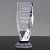 2019 Hot test new products blank simple crystal glass awards trophies