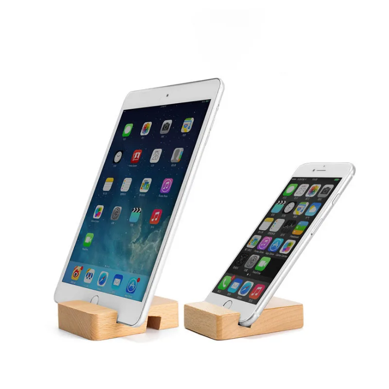 Wood Bamboo Desk Phone Holder Stand For Smart Phone Tablet Holder Buy