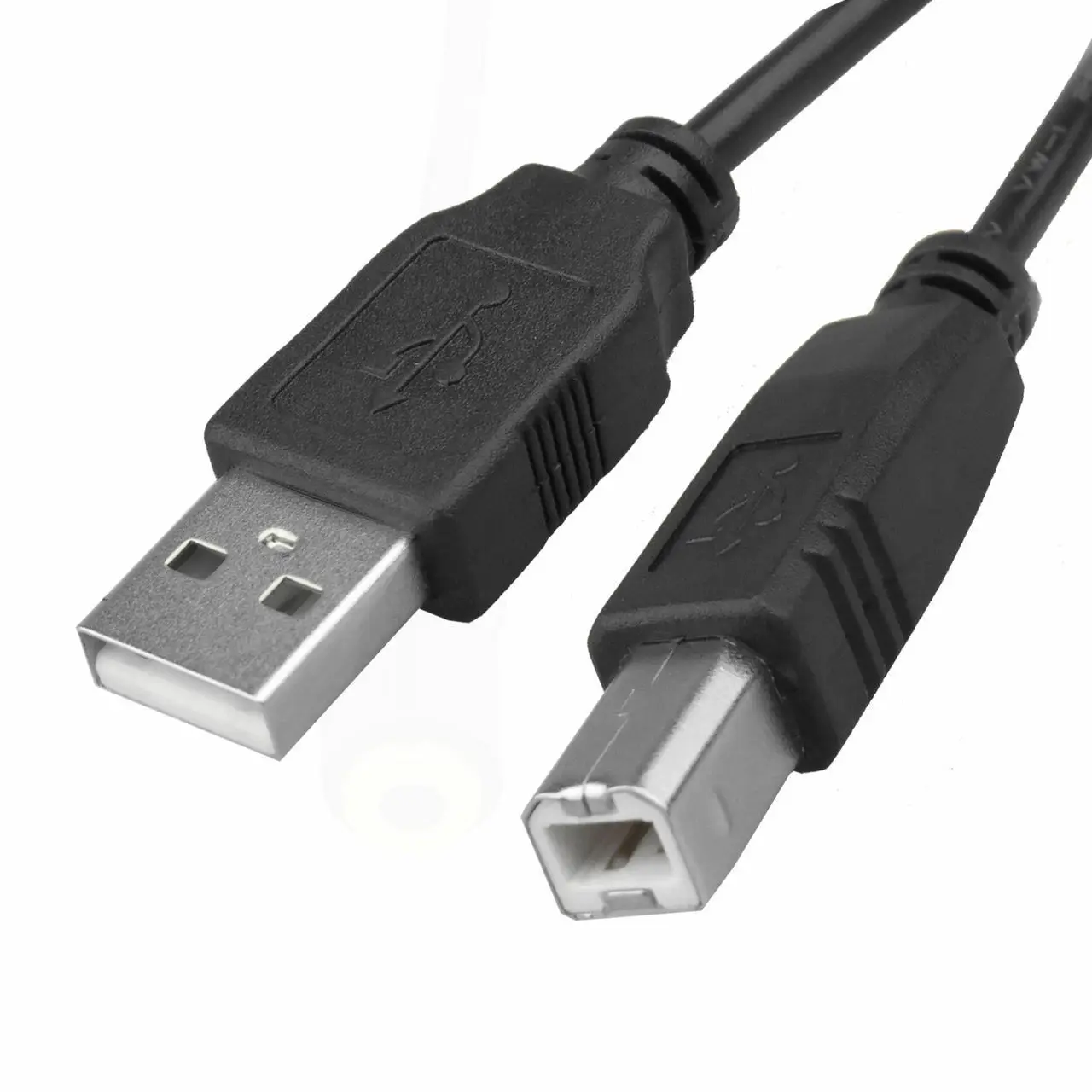 A-Male to B-Male for AKiTioThunder Dock Huetron TM USB 2.0 Cable - 3 FT/10 PACK/BLACK Specific Models Only