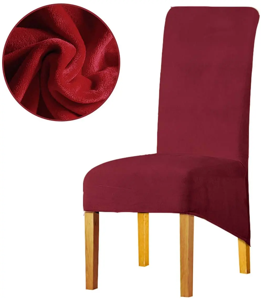 Wholesale Colorful Plain Color Stretch Velvet Chair Cover For Living