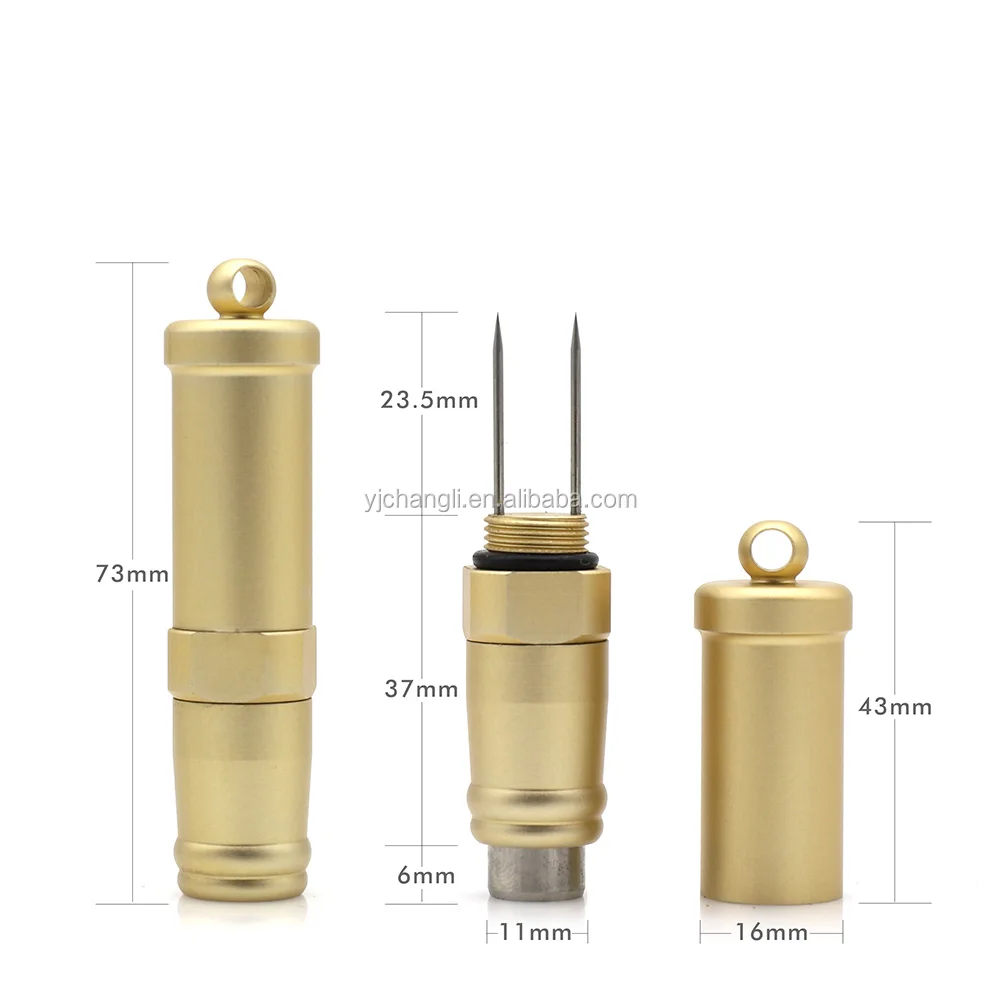 Custom Wholesale 4 In 1 Cigar Holder Punch Cigar Draw Enhancer Tool