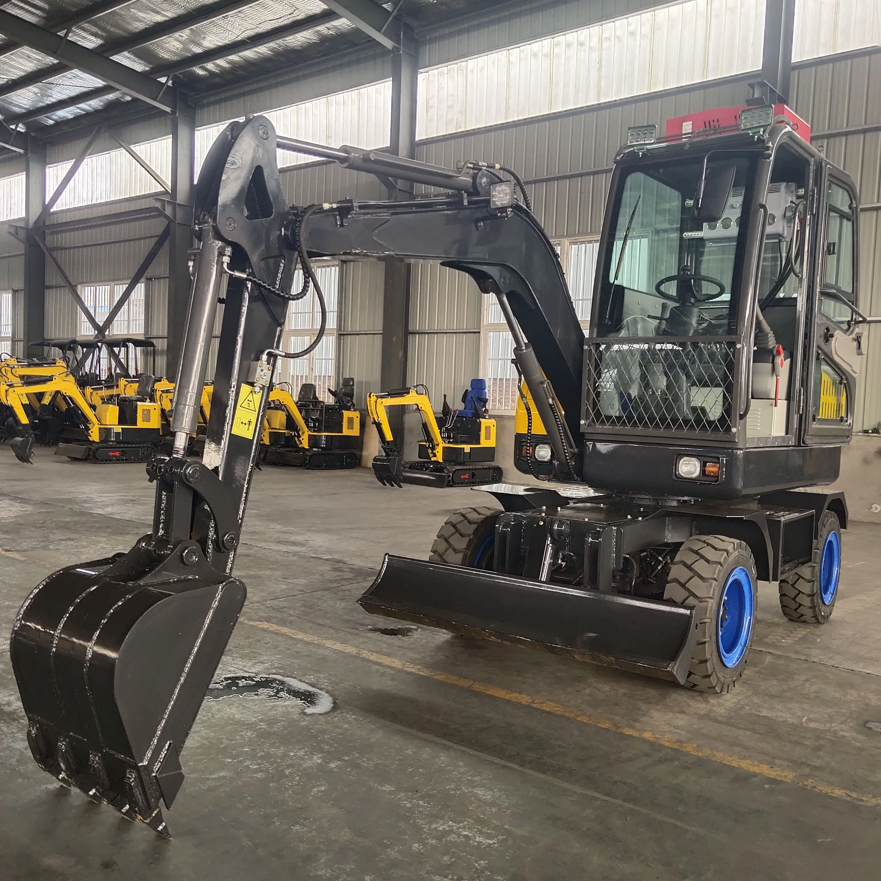 4 Ton Mini Wheel Excavator Price Lx409a Buy Wheel Excavator Price