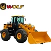 Fast delivery china wolf 6t ZL 60 New Front End backhoe Wheel Loader with price