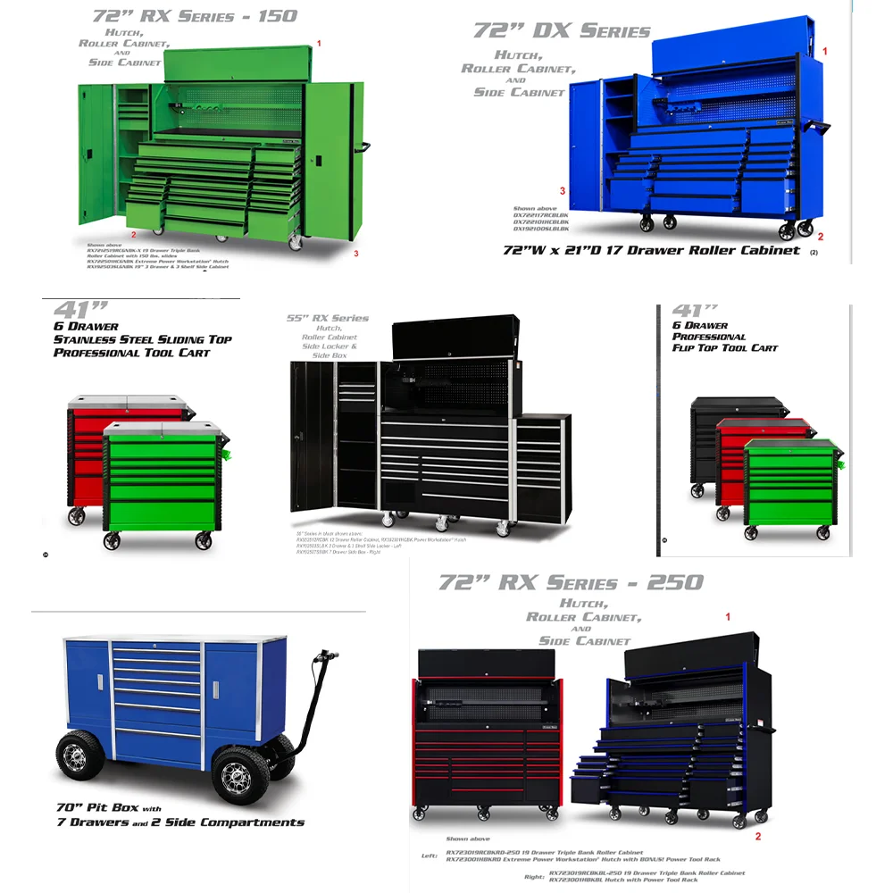 Heavy Duty 72 Inch Tool Box Workshop Garage Cabinet Work Benches factory