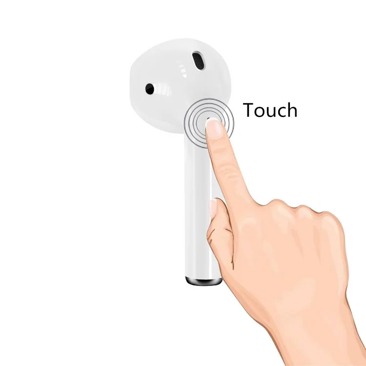 i7S Sports BT In-Ear Stereo Headphones Headset Sport Earbud With Mic Charge Box TWS mini Touch Control Wireless Headphones Blue - ANKUX.COM