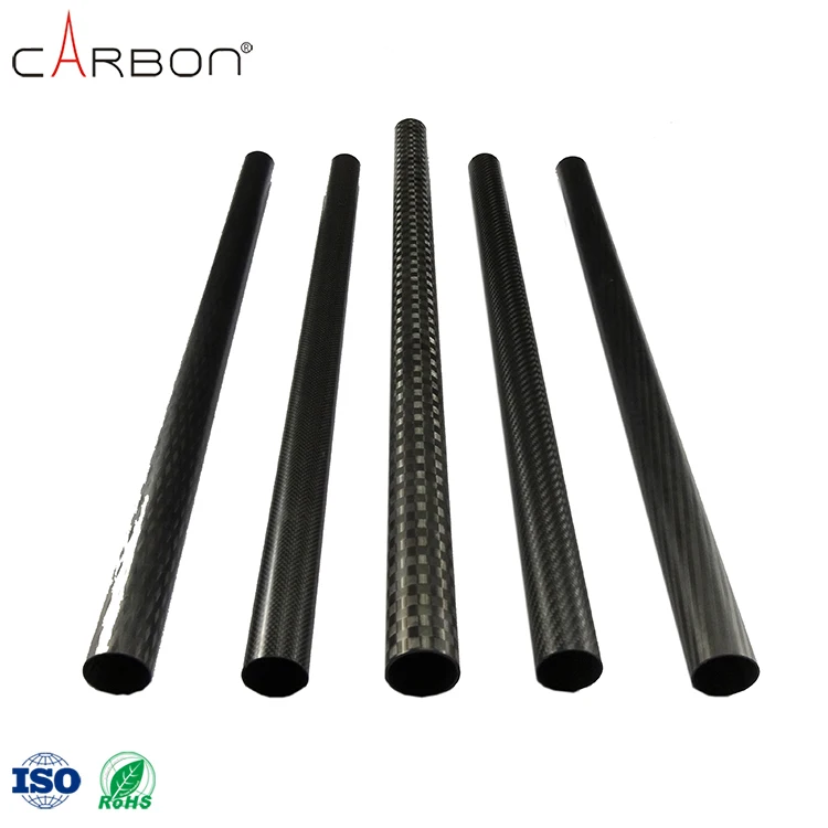Wholesale Industrial 120mm Carbon Fiber Tube 3k Twill Tube Fiber