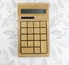 Fast Delivery Office Gift Biodegradable Bamboo Wooden Calculator