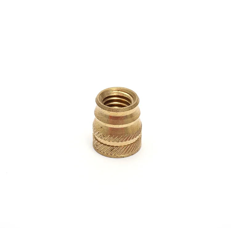 Customized Size Cnc Connector Male Threaded Inserts M5 Brass