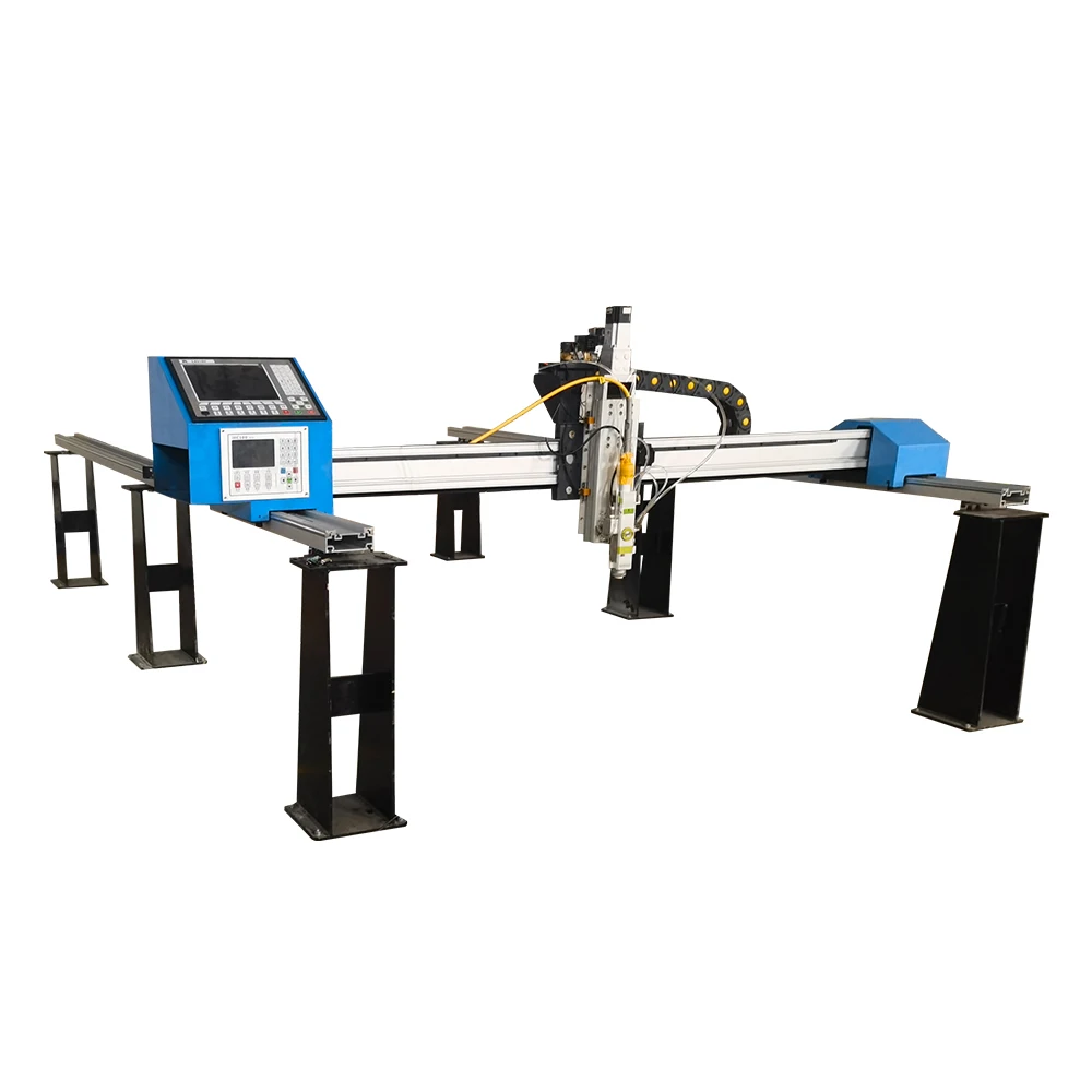 Portable gantry CNC laser cutting machine dual-track drive three-axi design can cut exquisite patterns computer direct operation manufacture