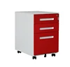 Computer Desk Filing Cabinet 3 Drawer Mobile Pedestal with Portable Handle