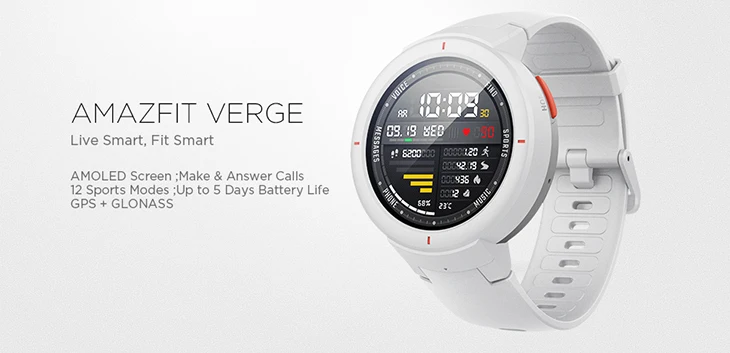 amazfit verge gray global