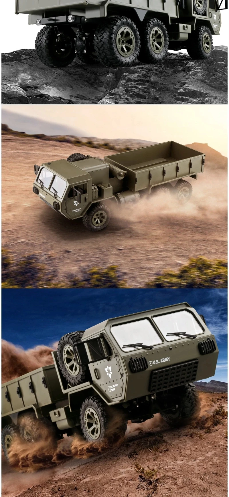 1/16 Climbing Camera Car 6x6 Off-road 