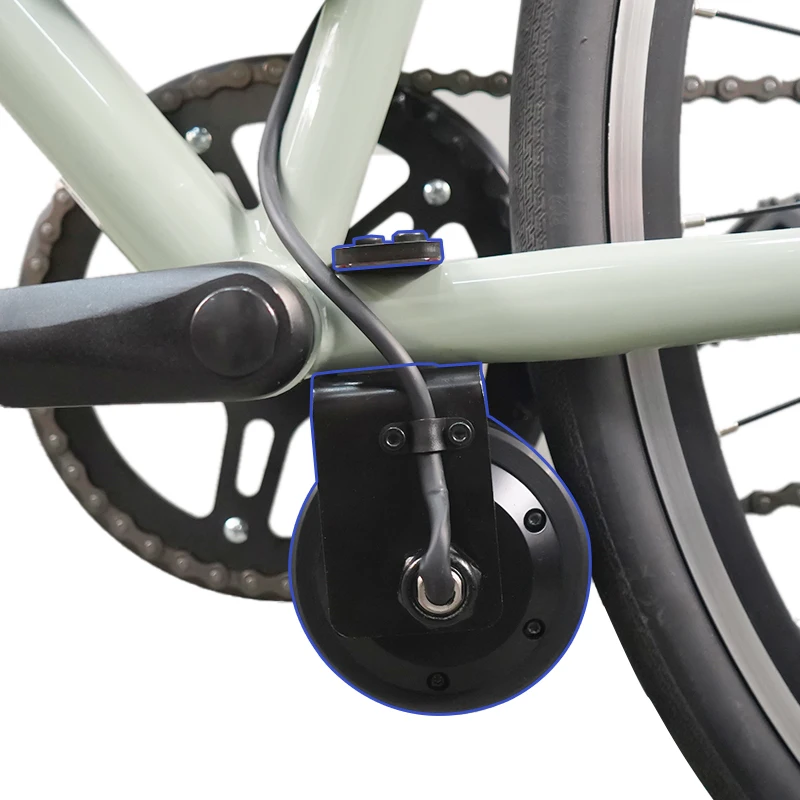 electric friction drive bicycle CLIP Commuter | Convert your bike into an e-bike Friction-Drive Electric Bike Reviews |