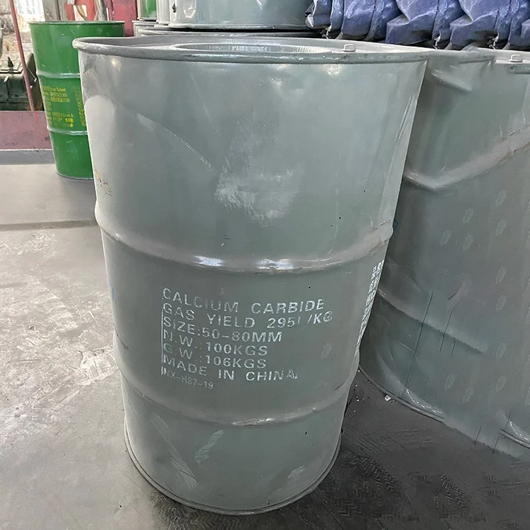 
Manufacturer 50-80mm Acetylene Gas Calcium Carbide China 