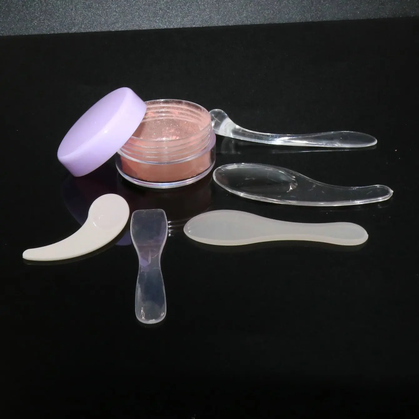 White New Cosmetic Spatula Scoop Disposable Cosmetic Spatula Buy