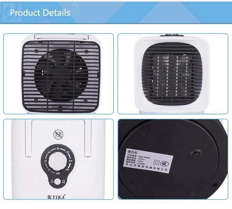 Popular design indoor heater 220V /1500W portable heater electric mini fan heater
