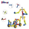 DIY STEM Engineering Construction Learning 125pcs Plastic Bone Stick Structure Building Block Toy Set