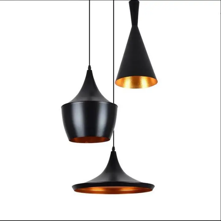 Three heads modern chandelier 3 light fancy black nordic iron Dining room kitchen pendant lighting for cheap