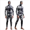long sleeves neoprene diving wetsuit camouflage